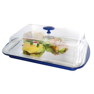Thermo Tablett-Set, eckig, blau/ transparent APS 9090 (4004133090903)