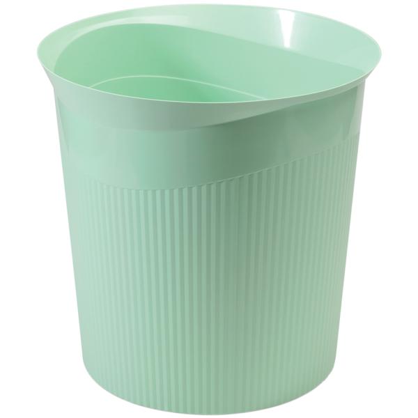 Papierkorb Re-LOOP, Öko-Kunststoff, 13 Liter, pastellgrün HAN 18148-805 (4012473121034)