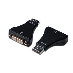 DisplayPort Adapter, DisplayPort - DVI-I (24-5) DIGITUS AK-340603-000-S (4016032289722)
