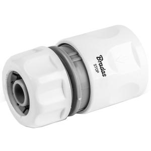 Schlauchkupplung WHITE LINE mit Wasserstopp, 1/ 2' Bradas WL-2140 (5904182442793)