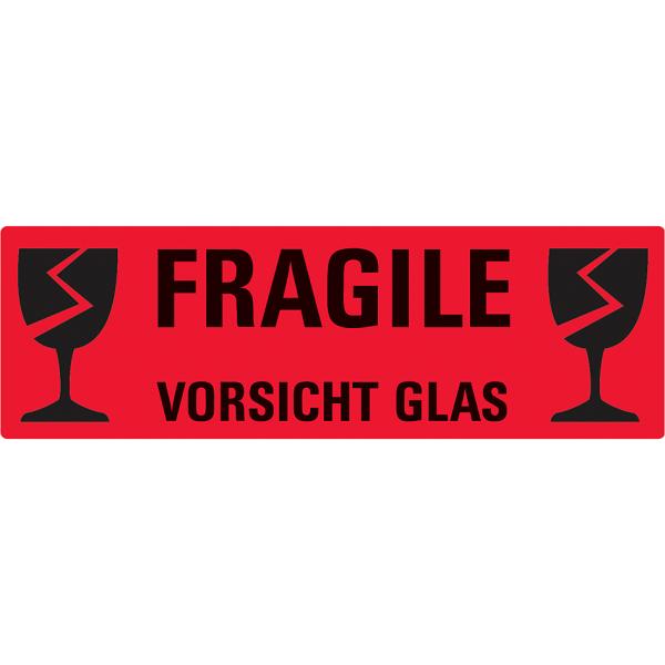 Hinweisetikett 'Vorsicht Glas', 119 x 38 mm AVERY Zweckform 3050 (4004182030509)
