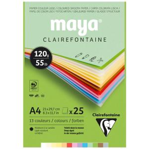 Tonpapierblock MAYA, DIN A4, 270 g/ qm Clairefontaine 975336C (3329689753364)