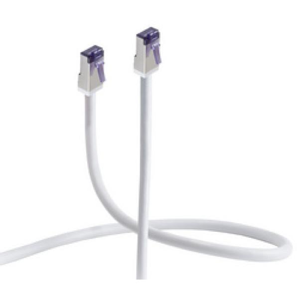 Patchkabel, Kat. 6A, S/ FTP, hochflex. weiß, 2, 0 m FLEXLINE FL31-28036 (4250696650591)