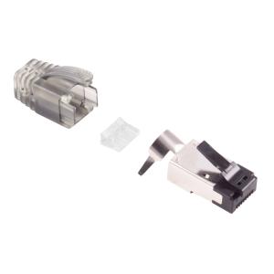RJ45 Stecker für Rundkabel, Kat. 5-6A, geschirmt FLEXLINE FL31-02050 (4250696658252)