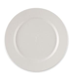 Zuckerrohr-Teller Gourmet, rund, 230 mm, weiß NATURE Star 410220 (4015544709735)