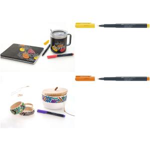 FABER-CASTELL Creative Marker, hot magenta Faber-Castell 160733 (4005401607335)