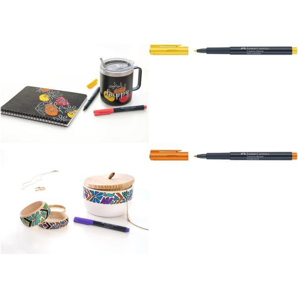 FABER-CASTELL Creative Marker, ocean blue Faber-Castell 160743 (4005401607434)