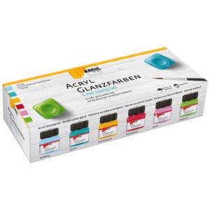 Acryl-Glanzfarbe, Color Living-Set 6 x 20 ml KREUL 79601 (4000798126919)
