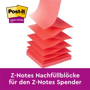 Super Sticky Z-Notes Haftnotizen, 76 x 76 mm, 8+4 Post-it R330SSCARNP8+4 (4064035065591)