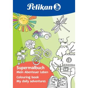 Super-Malbuch 'Mein Abenteuer Leben', DIN A4 Pelikan 300002234 (4012700101525)