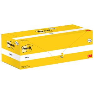 Notes Haftnotizen, 76 x 76 mm, gelb, 12+12 GRATIS Post-it 654Y12+654Y12 (4064035065799)