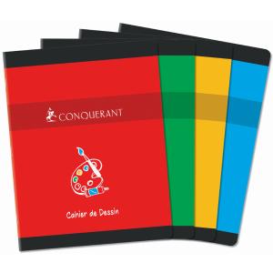 CONQUERANT SEPT Zeichenheft NF40, 8 Blatt, 170 x 220 mm 100102709 (3020120000404)