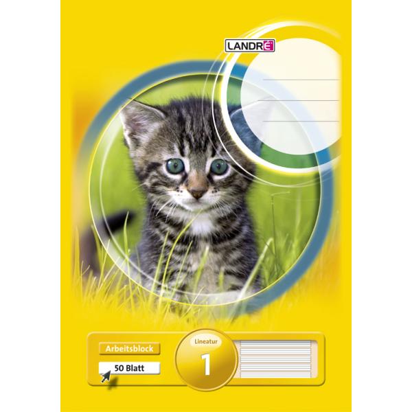 Arbeitsblock 'pro terra', DIN A4, Lineatur 1 LANDRÉ 100050443 (4006144574618)