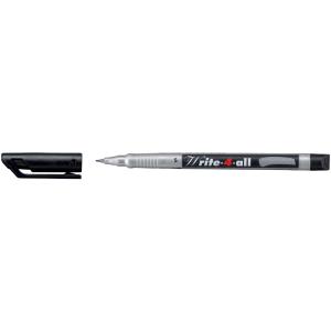 Permanent-Marker Write-4-all, S, schwarz STABILO 166/46 (4006381327541)