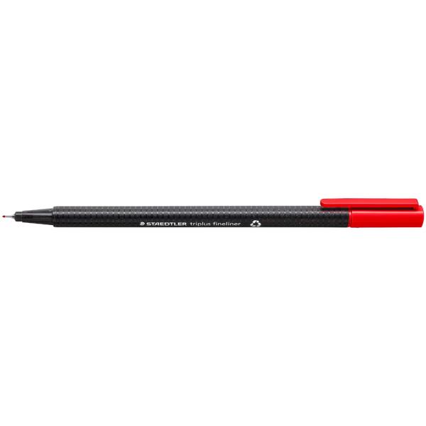 Fineliner triplus, rot, Strichstärke: 0, 3 mm STAEDTLER 334-2 (4007817334072)