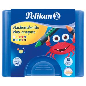 Wachsmaler 655/ 10, mit Schiebehülse, rund Pelikan 400191603 (4012700723154)