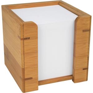 Zettelbox, aus Bambus, mit Papier WEDO 61 707 (4003801795515)
