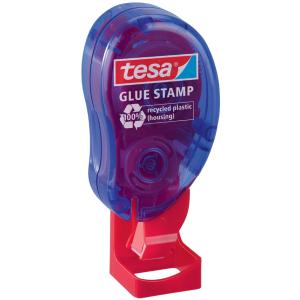 ecoLogo Klebestempel, 1.100 Klebepads, blau-transluzent tesa 59099-00000-00 (4042448366498)
