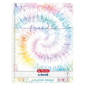 Collegeblock New Batik 'Fearless', DIN A4, kariert herlitz 400173294 (4008110365244)
