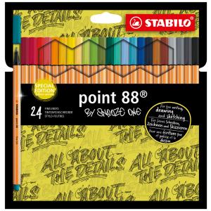 Fineliner point 88 'Snooze One', 24er Kartonetui STABILO 8824/1-06 (4006381598217)