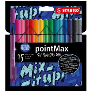 Fasermaler pointMax by Snooze One, 15er Kartonetui STABILO 488/15-06 (4006381594967)