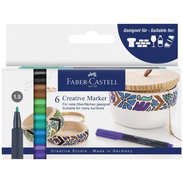 Faber-castell Fairy Forest Lackmarker Farbsortiert 1,5 Mm, 6 St. 160708 (4005401607083)