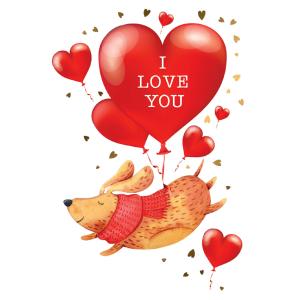 Grußkarte 'I love you' CACTUS 9050-13994 (4260442544005)