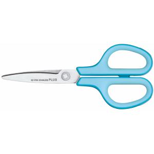 Universalschere FITCUT CURVE, Länge: 175 mm, blau PLUS JAPAN 35052 (4977564674960)