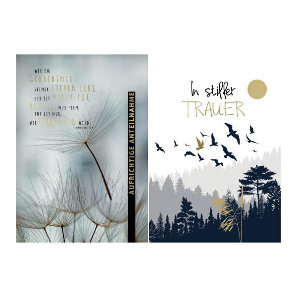 Trauerkarte 'Steg aus Pflöcken' CACTUS 9080-14284 (4260442544708)