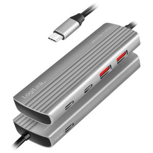 USB 3.2 Ultra-Slim-Hub, 4-Port, 2x USB-A, 2x USB-C LogiLink UA0413 (4052792072235)