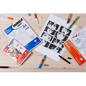 Skizzenblock MANGA ILLUSTRATIONS, DIN A5 Clairefontaine 94041C (3329680940411)