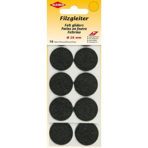 Filzgleiter, Durchmesser: 22 mm, weiß KLEIBER 52006 (4009691520060)