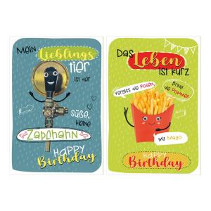 Geburtstagskarte Wiggle 'Wein' SUSY CARD 40057576 (4050498341204)