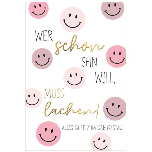 Geburtstagskarte Bee yourself 'Guter Tag' SUSY CARD 40057651 (4050498341402)