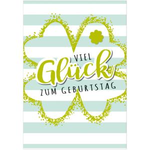 XL-Geburtstagskarte 'Kleeblatt' SUSY CARD 40057798 (4050498341907)