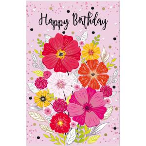 Geburtstagskarte Goldelicious 'Blumenstrauß' SUSY CARD 40058092 (4050498342720)