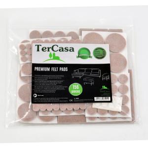 TerCasa Filzgleiter-Set, grau, 164-teilig terCasa 998101 (4021068981014)