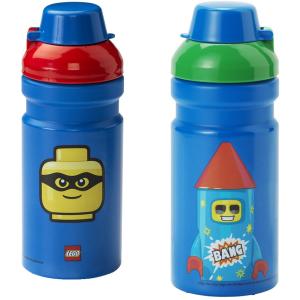 Trinkflasche BRICK PATTERN, 390 ml, gelb LEGO 40560801 (5711938249793)