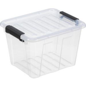 Aufbewahrungsbox HOME BOX, 2, 0 Liter, transparent plast team 22350800 (5706773223503)