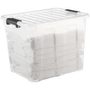Aufbewahrungsbox HOME BOX, 40 Liter, transparent plast team 22420800 (5707672731151)