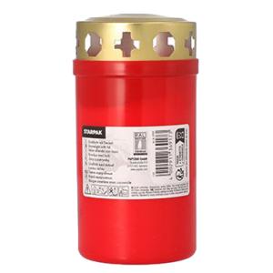 Grablicht T3, Durchmesser: 64 mm, rot STARPAK 89909 (4002911369173)