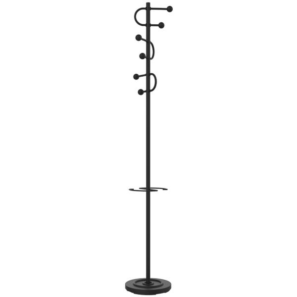 Garderobenständer STUDIO, Höhe: 1.750 mm, schwarz UNiLUX 400189489 (3595560041213)