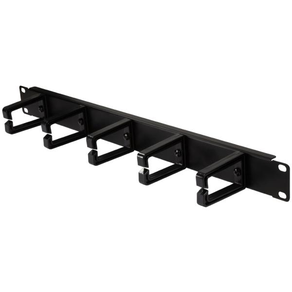 LogiLink 19' Rangierpanel, 1 HE, 5 Kabelführungsbügel OR104G (4052792026283)