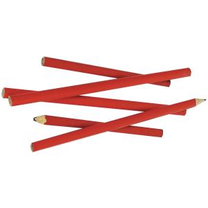 Zimmermannsbleistift, oval, rot, 180 mm BRÜDER MANNESMANN M409-180 (4003315013907)