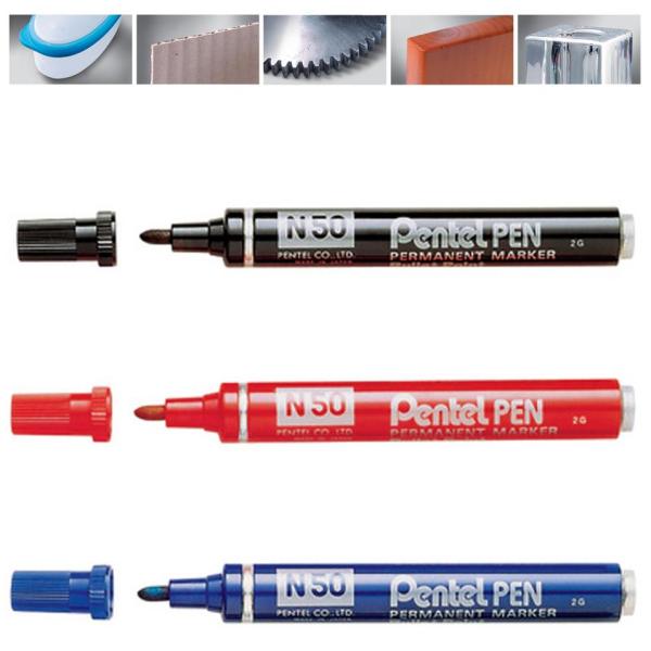 Permanent Marker N50, braun, Rundspitze Pentel N50-E (4902506078025)