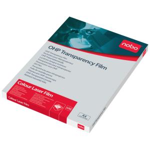 Farb-Laserdrucker-Folie DIN A4, glasklar, PP, 120 my nobo 33638782 (5028252050104)
