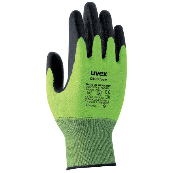 Schnittschutz-Handschuh C500 foam, Gr. 08 uvex 6049408 (4048612015117)