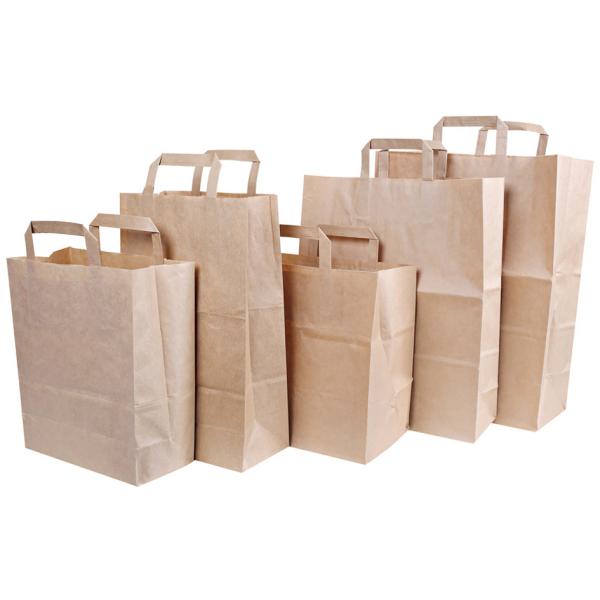 Papier-Tragetasche, 220 x 110 x 360 mm, braun NATURE Star 35561 (4015544910971)