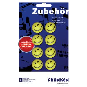 Franken Happy Magnets Magnete Motiv, Kunststoff  2,0 Cm, 8 St. HM20S/8 (4016946194945)