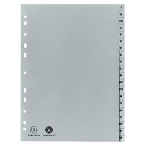 Kunststoff-Register, A-Z, DIN A4, 20-teilig EXACOMPTA 1720B (3130634017208)